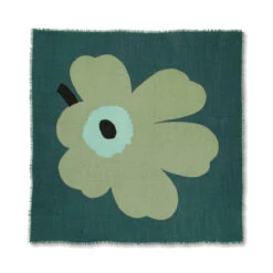 Marimekko Unikko Green Mai Scarf